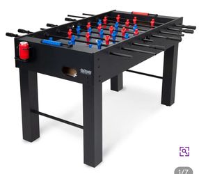 New foosball table in box