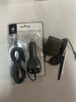 AC adapter charger wall plug + Car charger for Nintendo DS Lite and 2 stylus