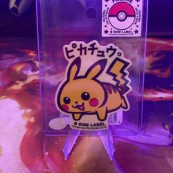 Pikachu B Side Label 
