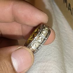 Ladies Mogul rose-cut diamond ring.