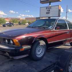 1987 BMW 635csi  L6