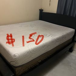 Bed Frame And Mattress