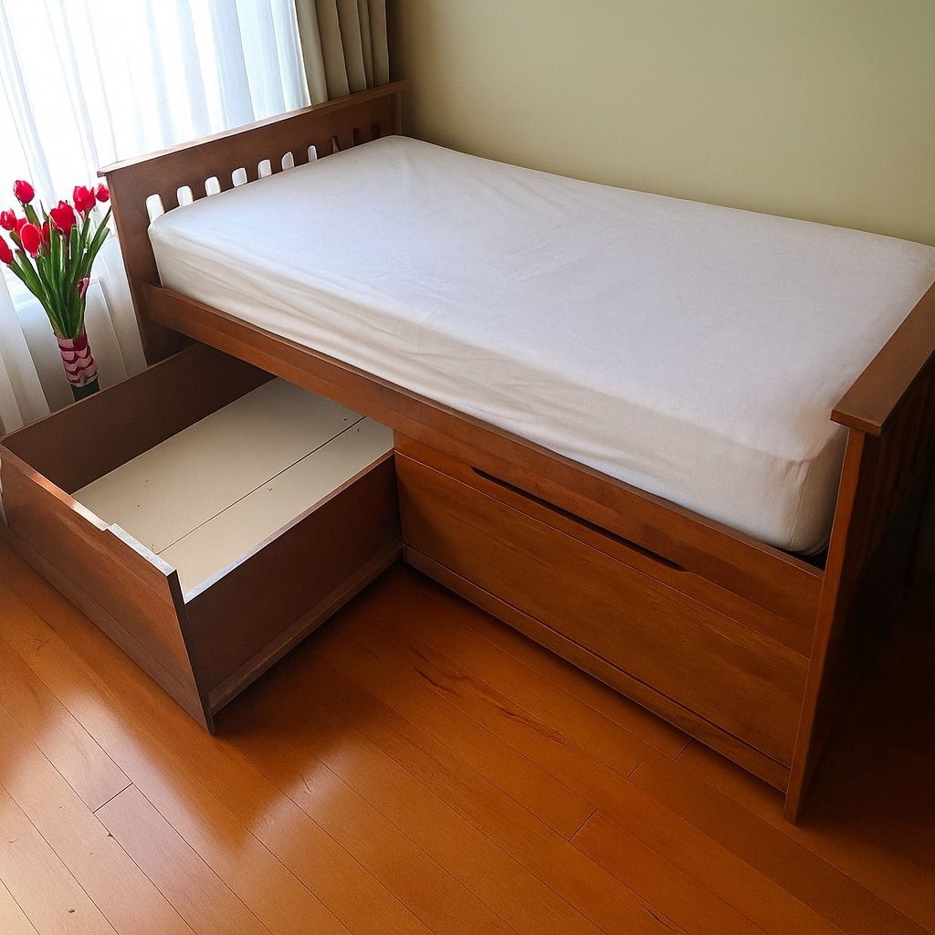 Twin Bed With Huge Drawers