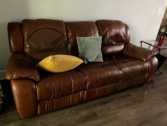 Leather living room furniture