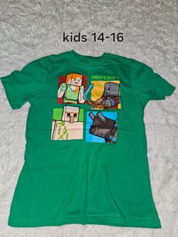 Minecraft Boy Short Sleeve T Shirt size 14/16