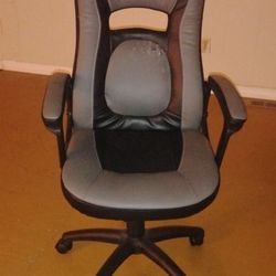 Ergonomic Swivel Computer Chair With Adjustable Arms And Height On Wheels.                          