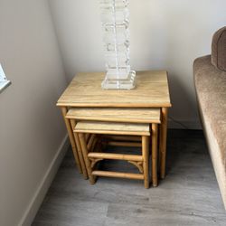 Three Stacking Table Set 