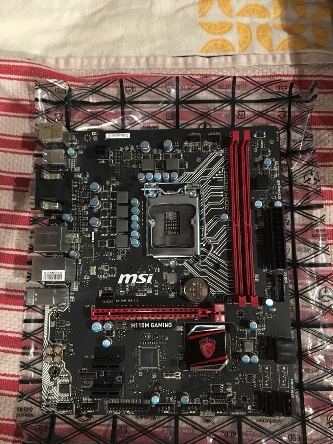 MSI H110M Gaming Micro ATX LGA1151 Motherboard