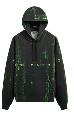Kith x The Matrix Code Hoodie (Sz Large in Mens)