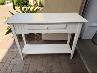 White Console Table