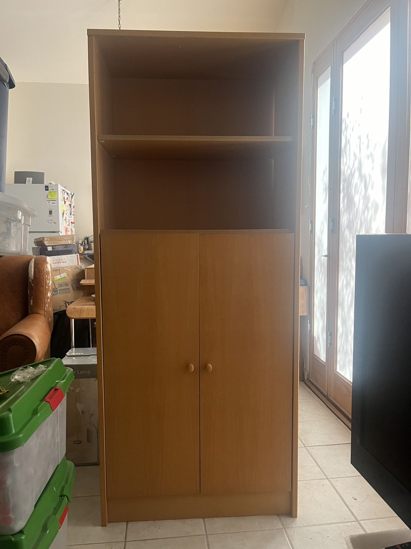 Tall Bookcase With Two Doors