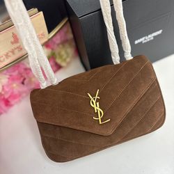 Ysl suede bag