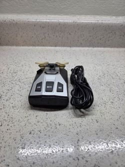 Cobra RAD 350 Laser Radar Detector + 12V Power Cord - Works Great