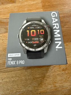 New sealed Garmin Fenix 8 Pro 51mm - raw titanium version