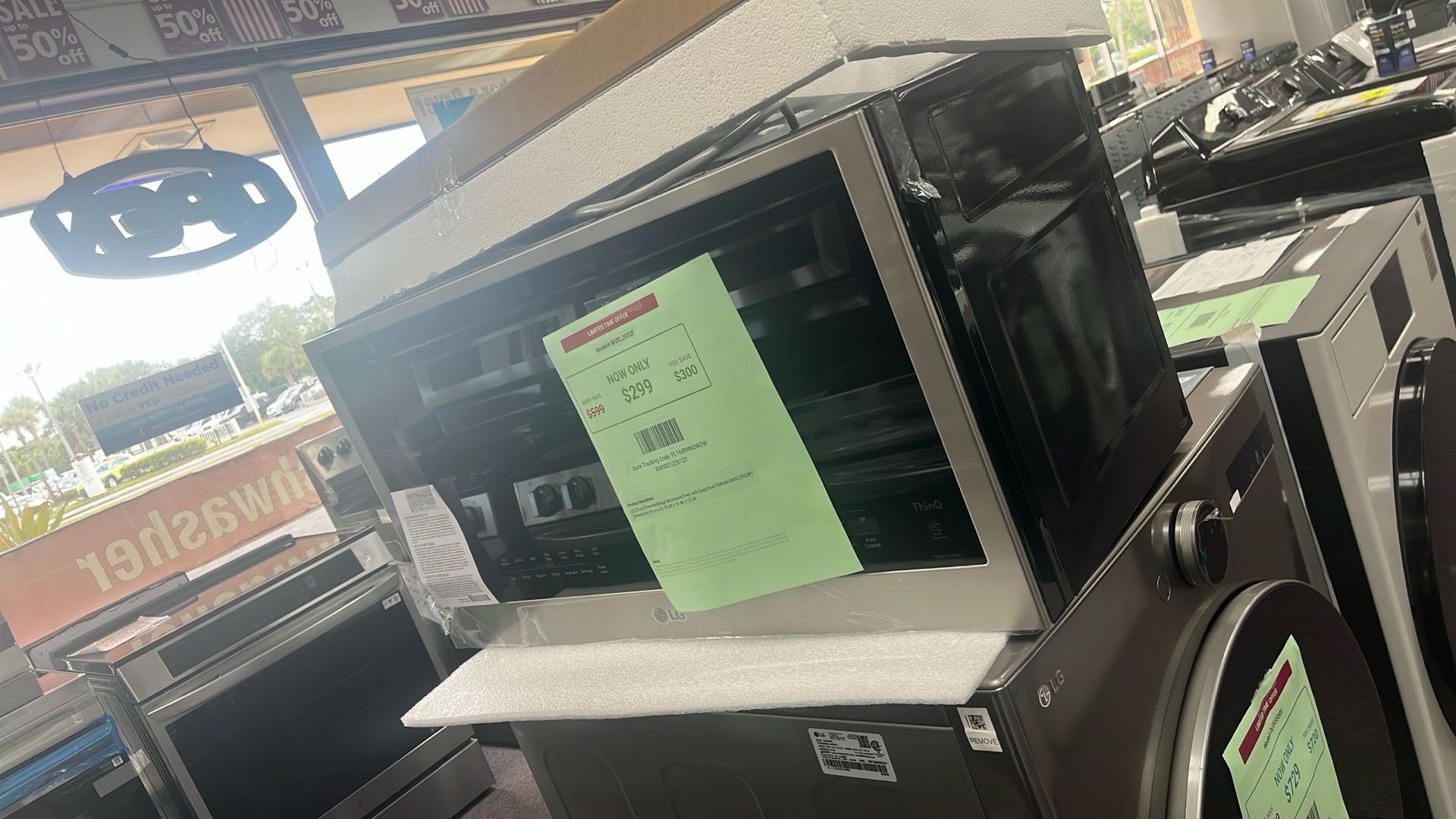 Microwave Stainless Steel New Open Box 