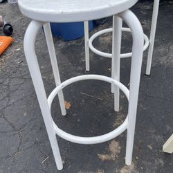 White Bar Stools