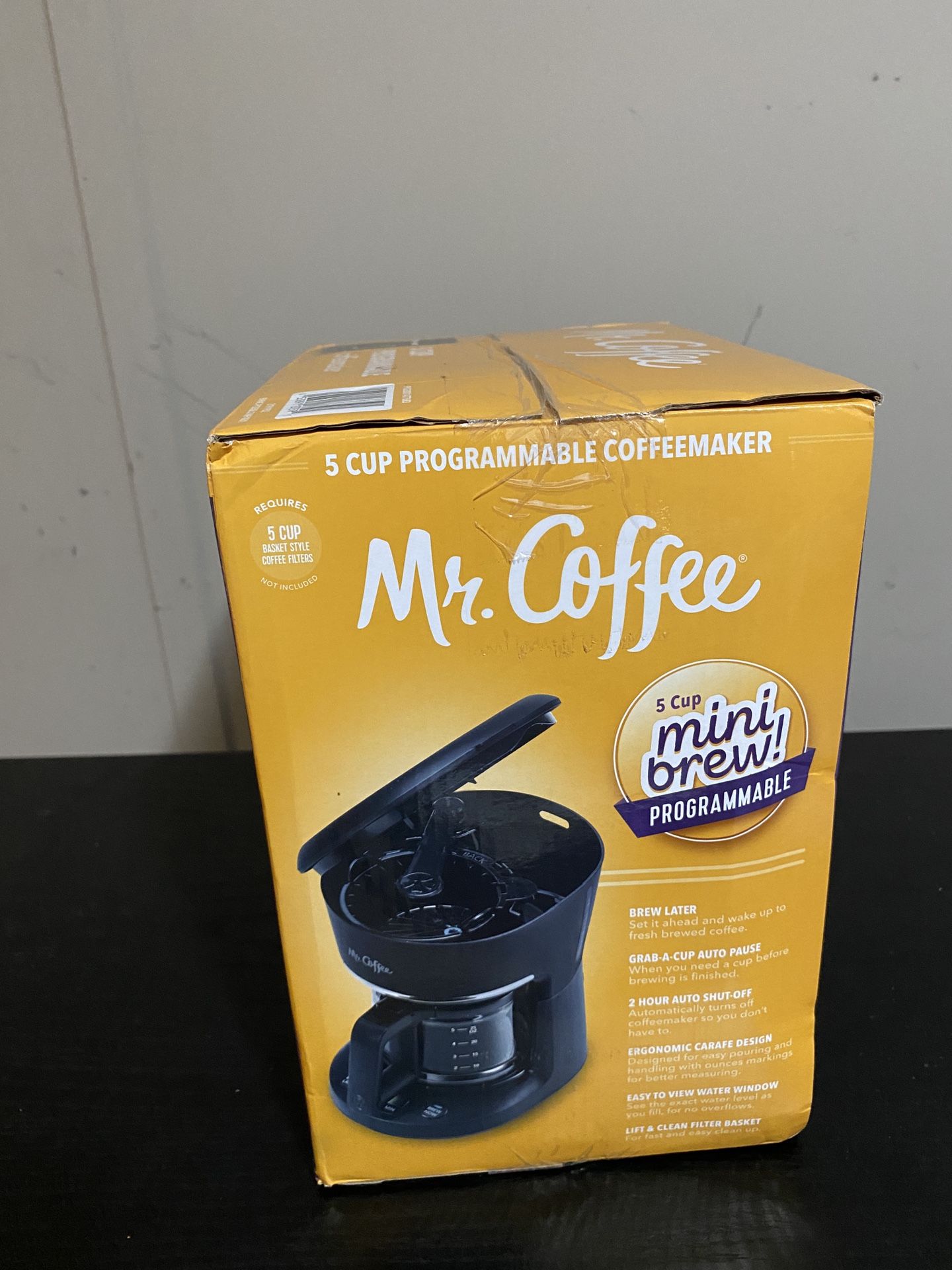 Mr Coffee Mini Brew, Programmable, 5 Cup