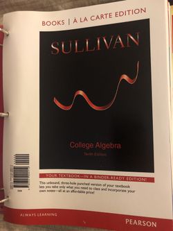 sullivan college algebra textbook: 10th edition