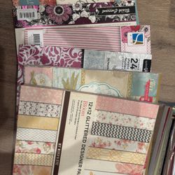 Premium Cardstock 12x 12 In.  6 Books Total, 250 Sheets