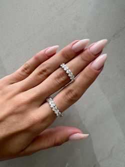 Full Eternity Oval Cut Rings