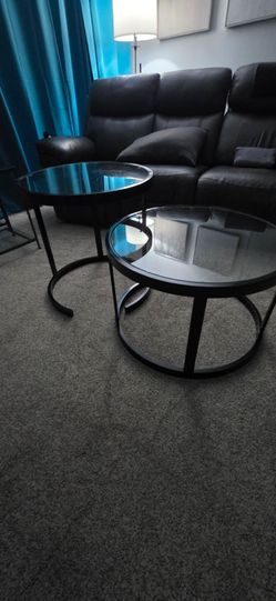 Glasstop Side Tables