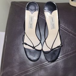 Black Jimmy Choo Strapped Sandal