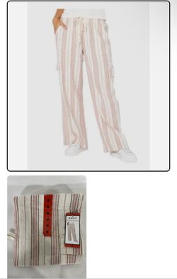 Roxy Women's Linen Blend Cargo Pant | C41 MEDUIM