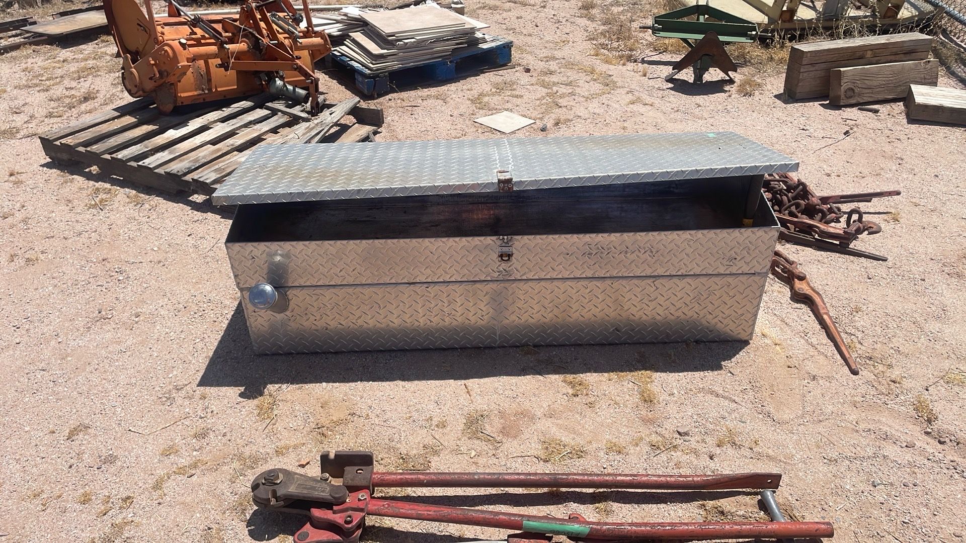 Gas tank plus tool box