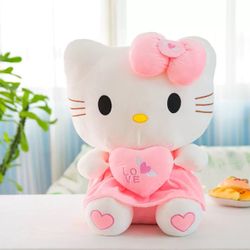 Hello Kitty Plush Toys, Cute Soft Doll Toys, Birthday Gifts for Girls (Pink C, 40CM)