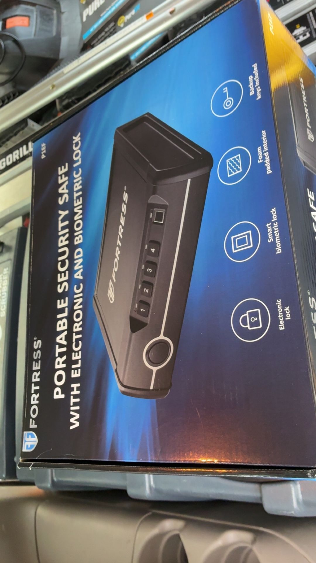 Portable Security Safe With Electronic & Biometric Lock