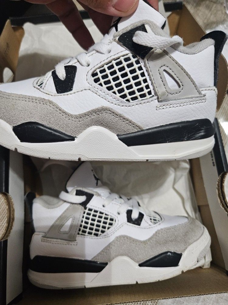 Jordan 4 Military Black Toddler 10c