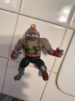Vintage 1991 TMNT Dirtbag Action Figure Playmates - Loose Incomplete No Tail