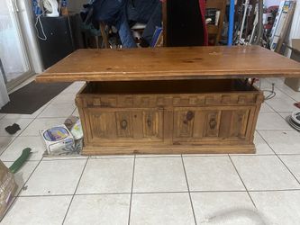 Solid Wood Convertible Coffee Table