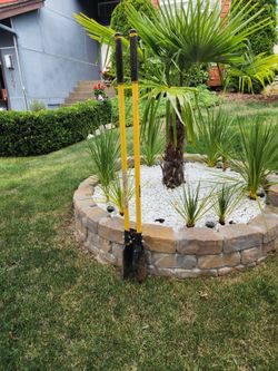 46 in. Fiberglass Handle Post Hole Digger