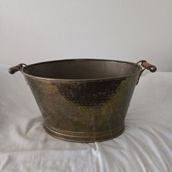 Vintage brass kettle