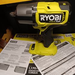 Ryobi 18v Cordless Impact Wrench Brushless Tool Only 