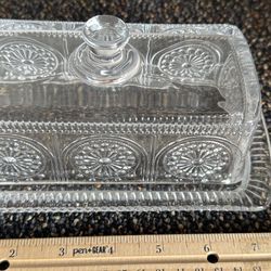 Pioneer Woman Clear Butter Dish