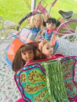 $100 Wellie wishers American  girls dolls