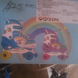 Unicorn Skates Medium For Kids Size
