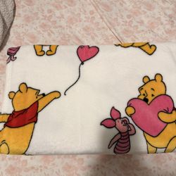 Winnie The Pooh Valentine’s Day Blanket.