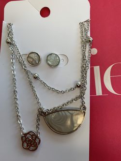 Matching Earrings and necklace set