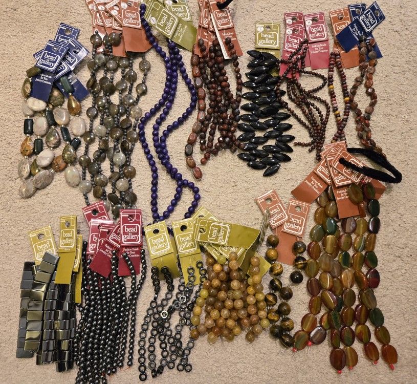 Lot Of Assorted Bead Strands