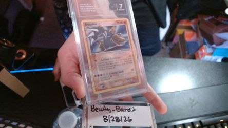 Gold Star Groudon TAG Graded 7