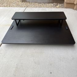 Height Adjustable Stand Up Desk Converter 