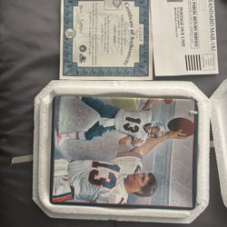 Dan Marino Collectable Plate