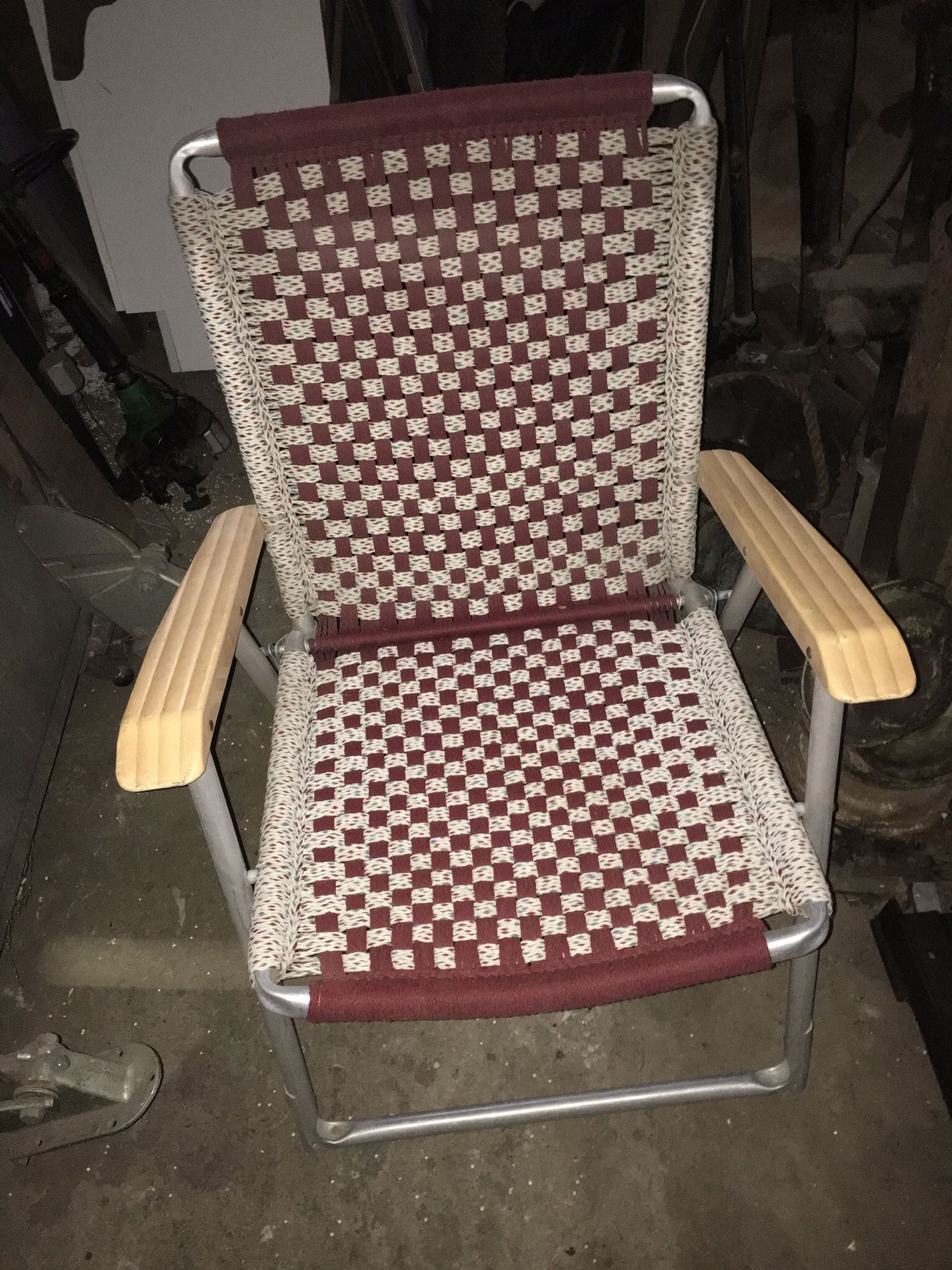 Hand woven lawn chairs