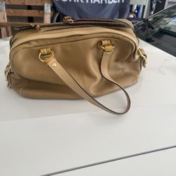 Coach purse tan