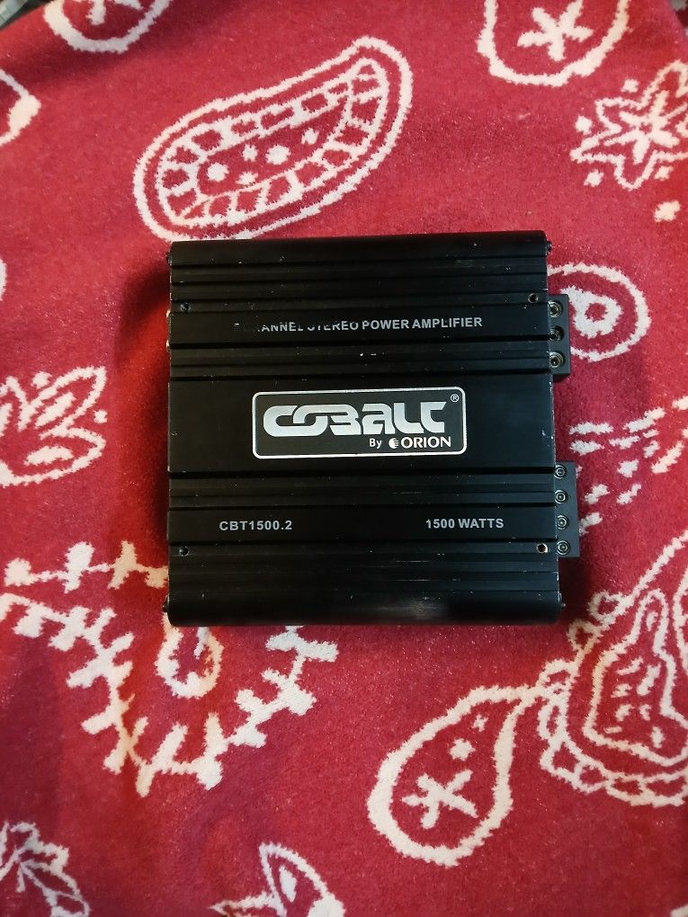Cobalt By Orion 1500 Watt 2 Channel Amplifier