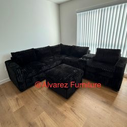 Sectional Sofa With Ottoman 