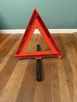 Sate Light No. 17A Emergency Warning Reflective Triangle Used
